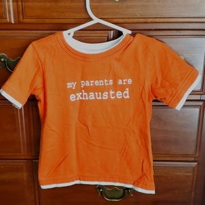 Parents Exhausted Tee